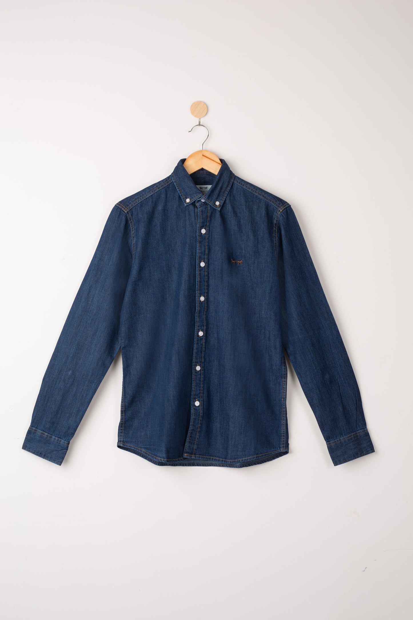 NAVY BLUE DENIM  FULL SLEEVE SHIRT