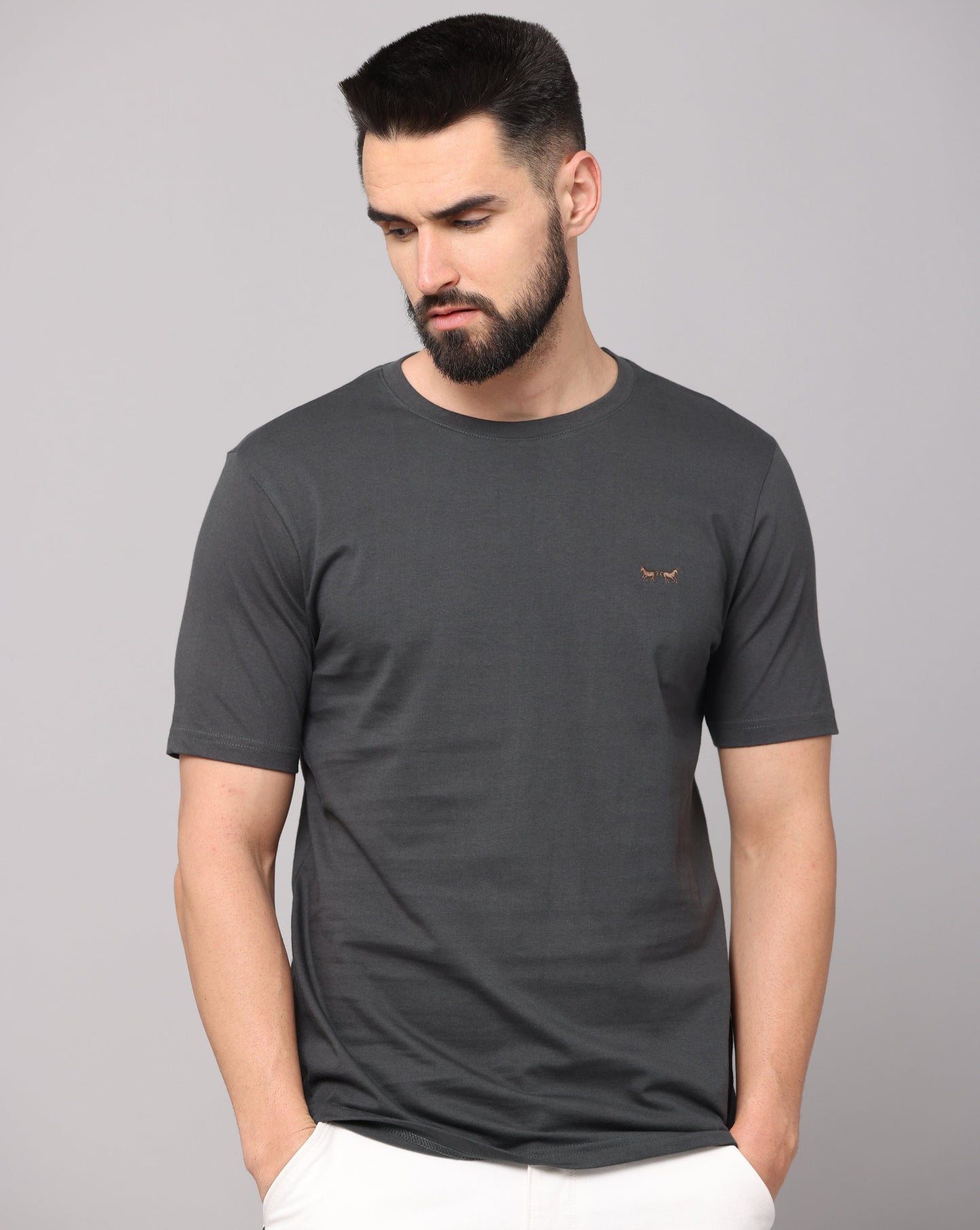 FOREST GREEN PIMA T-SHIRT