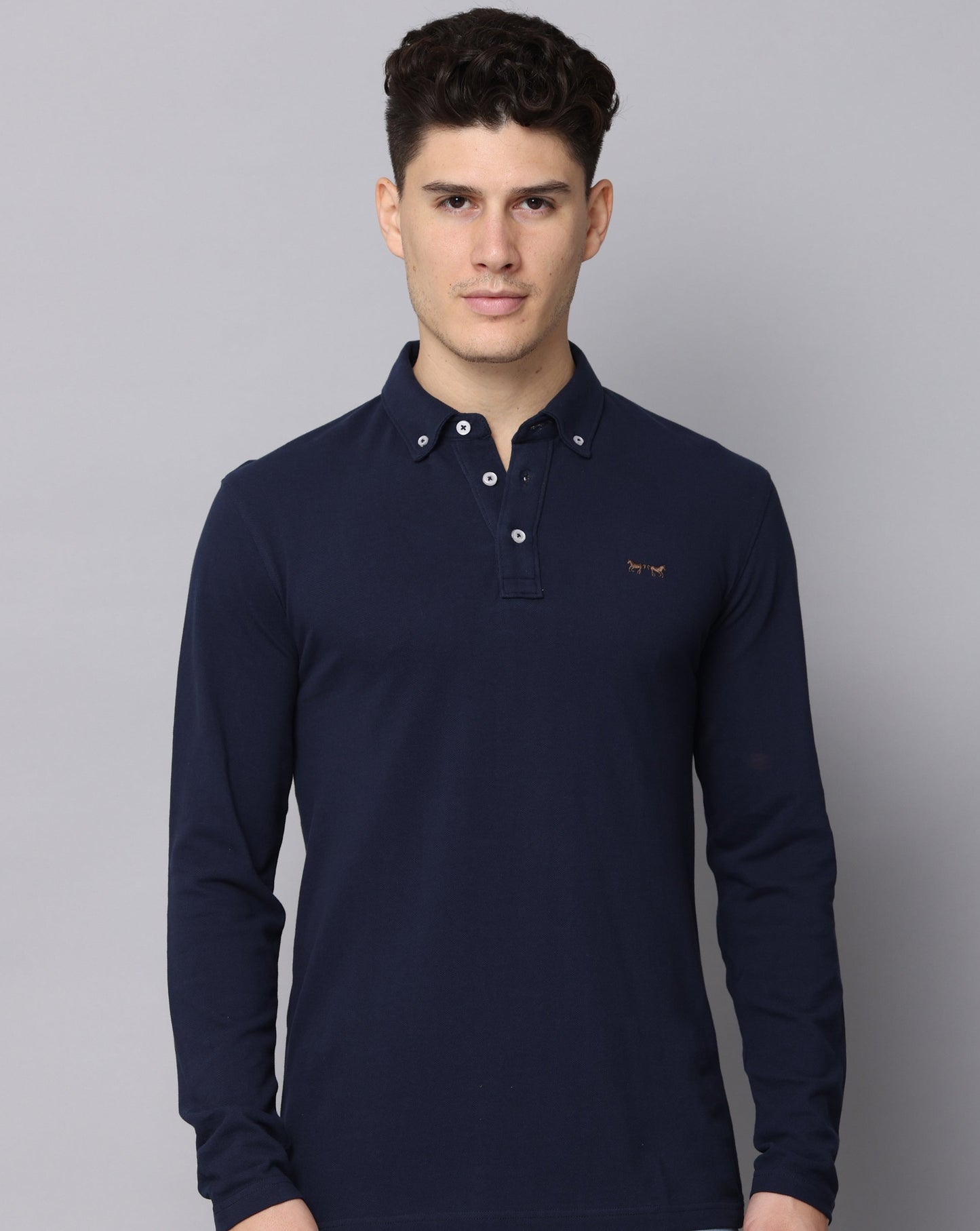 NAVY BLUE POLO T-SHIRT