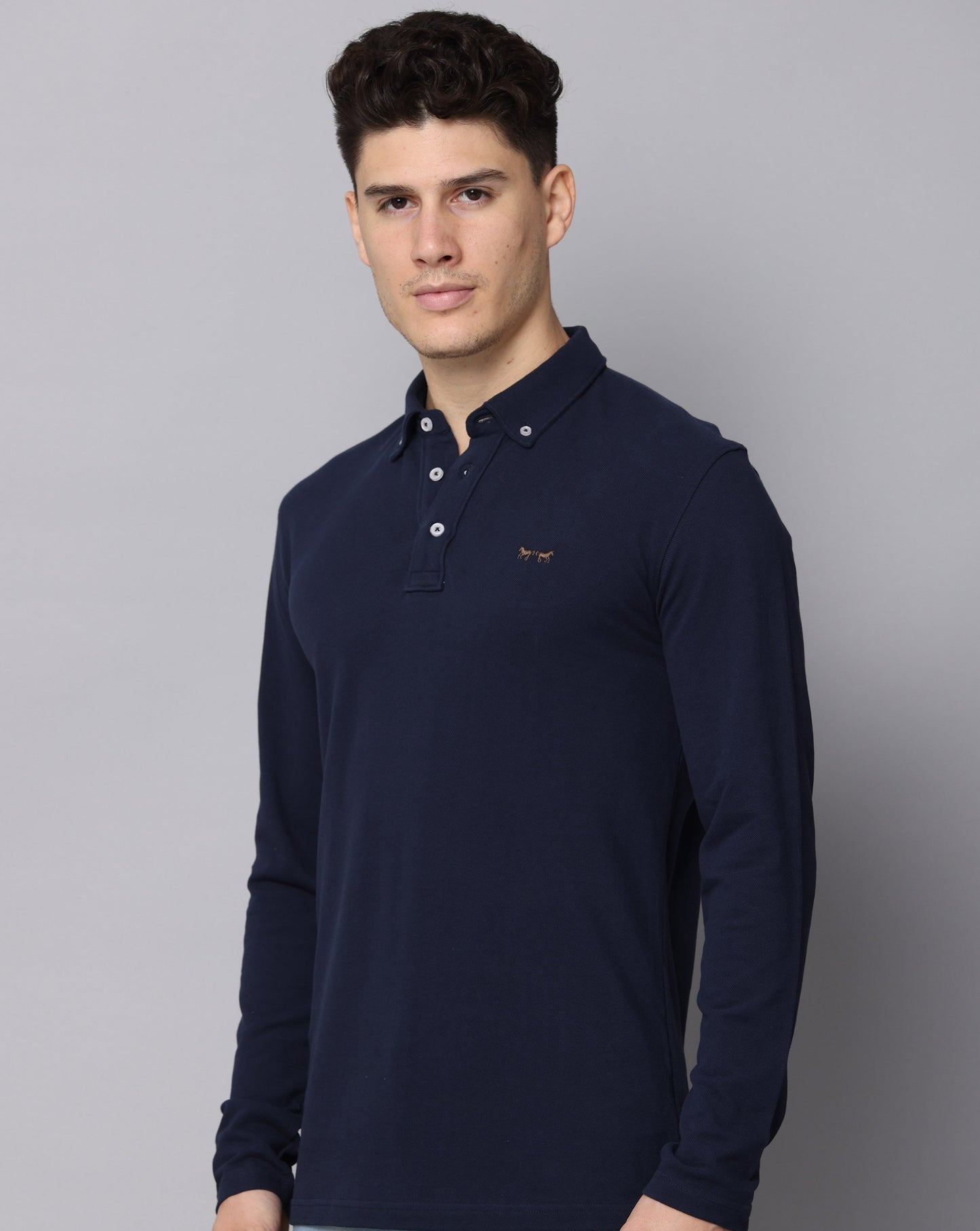 NAVY BLUE POLO T-SHIRT