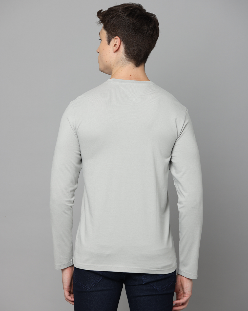 MELANGE GREY PIMA T-SHIRT