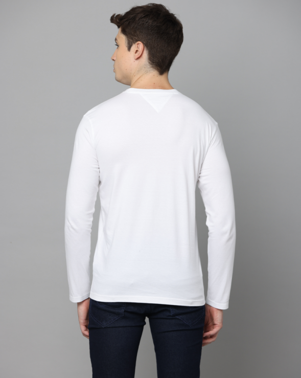 WHITE PIMA T-SHIRT